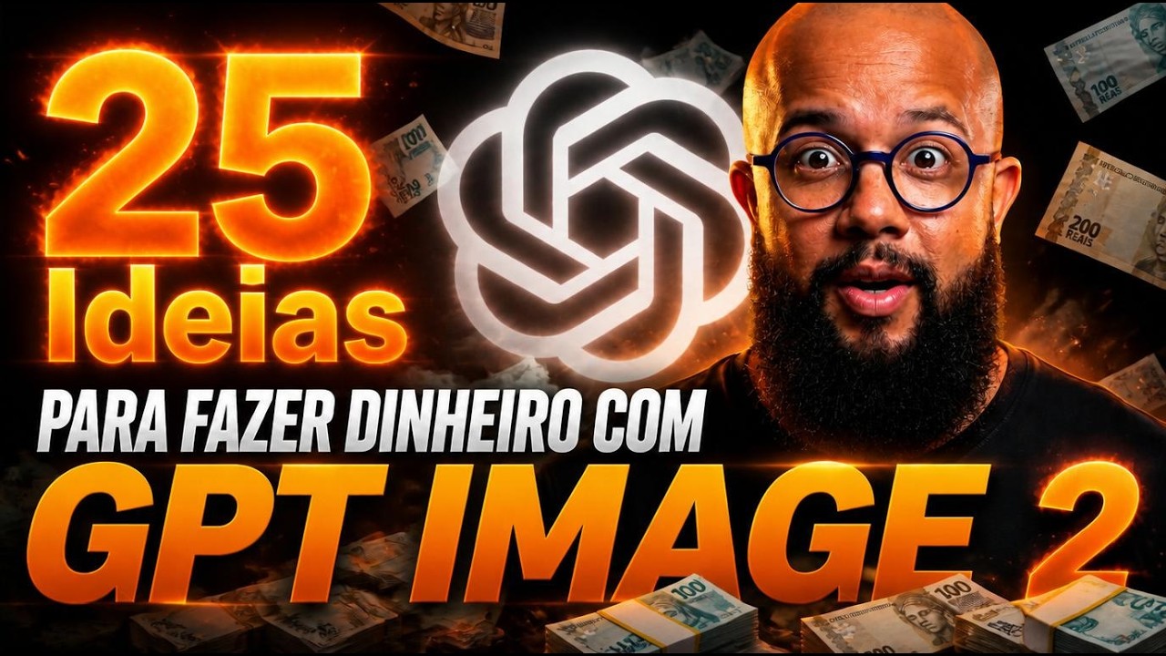 25 IDEIAS com GPT Image 2 para Ganhar Dinheiro em 2026