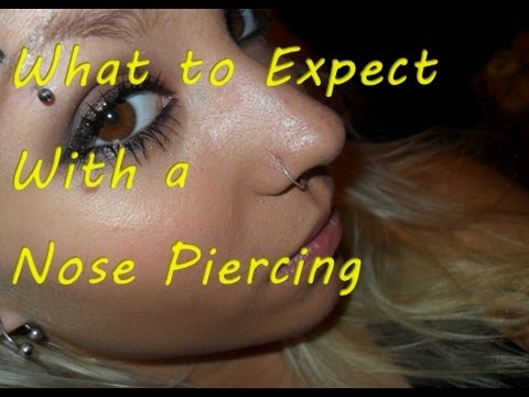 how to cure nose piercing