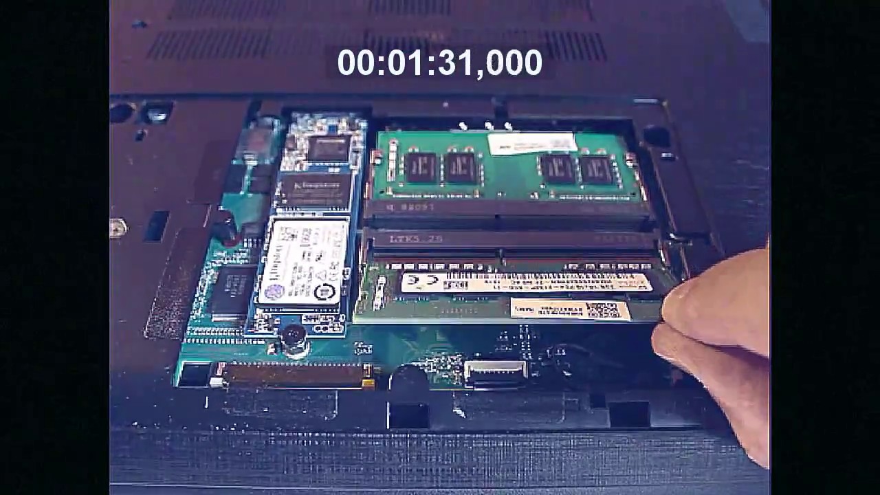 Замена модуля оперативной памяти в ноутбуке Acer Aspire E 15 E5-575G-50AZ <br>