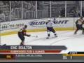 2008-12-24 | Eric Boulton (Atlanta) elbows Paul Ranger (Tampa Bay) ~> Cheapshot from the NHL on 20th October 2005. ... (00:21)