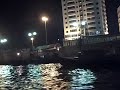 Water taxi at night