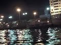 Water taxi at night