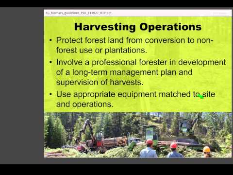how to harvest biomass