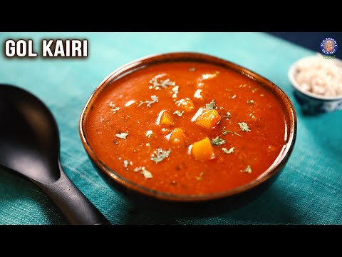 Sweet & Tangy Raw Mango Curry | Gol Kairi Recipe | Side Dish For Steamed Rice, Chapatis | Ruchi