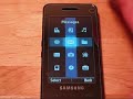 Samsung SGH-F490 interface review