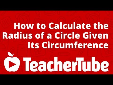 how to calculate circumference