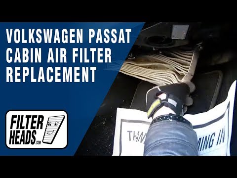 Cabin air filter replacement- Volkswagen Passat