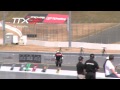 Footage from Saturdays Practice and Qualifying sessions. Michael Barnes set the pace at 1:47.553, with Tim Hunt at 1:54.730. Steve Rapp (brought in to replace Steve Atlas after his injury) wasnt far behind on the less powerful but lighter Brammo Empulse, but Steve crashed on the same turn as Steve Atlas did, and also sustained injuries, along with the damaged bike its means that Brammo are out of the race. Martin Szarc Set a time of 2:10.342, Kenyon Kluge 2:13.893, Jason Lauritzen 2:14.161 and Jennifer Everson Lauritzen 2:18.858