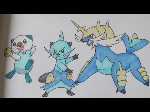 how to draw oshawott