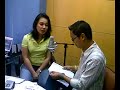 MANILA, Philippines--Senatorial aspirant Loren Legarda (left) responds to INQUIRER.net reporter Erwin Oliva's questions during the recording of an upcoming episode of the Eleksyon 2007 podcast at the INQUIRER.net office on Feb. 19, 2007.

Behind-the-scenes footage from the recording session of the audio podcast.

Video taken by INQUIRER.net editor Joey Alarilla.

Read the Breaking News story at http://newsinfo.inquirer.net/breakingnews/infotech/view_article.php?article_id=50396

Listen to Episode 2 of the Eleksyon 2007 Podcast by going to the INQUIRER.net Podcasts page at http://newsinfo.inquirer.net/podcasts

Subscribe to the INQUIRER.net Eleksyon 2007 podcast RSS feed at http://services.inquirer.net/rss/podcast/eleksyon2007podcast.xml

For more INQUIRER.net Breaking News stories, visit http://newsinfo.inquirer.net/breakingnews

For Philippine election-related news and commentary, visit the Eleksyon 2007 Special Site at http://www.inquirer.net/specialfeatures/eleksyon2007/ 

For the best Philippine news coverage, visit http://www.INQUIRER.net