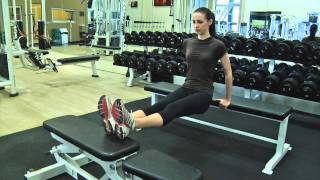 Instructional Workout Video - Tricep Dips