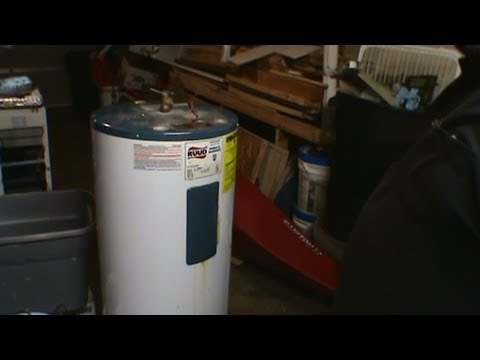 how to drain hot water heater fast