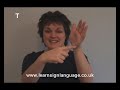 British Sign Language Alphabet