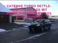 Porsche Cayenne Turbo mit Oettle-Auspuff innenliegender Bypass Porsche Cayenne Turbo mit Oettle-Auspuff innenliegender Bypass