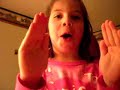 Little Girl Kissing
