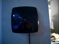 opto-isolator features a solitary
mechatronic blinking eye, at human scale, peering behind a black veneer. among other forms of
feedback, this artwork looks its viewer directly in the eye; intently studies its viewer's face; looks away
coyly if it is stared at for too long; and blinks precisely one second after its viewer blinks.