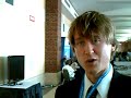 Nathan Hansen, Corey Sax, Grant Cermak after Bus Ride to RNC