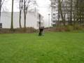 Huub & Truus Barlage met Spikey. Les bij Hondenschool Pacco