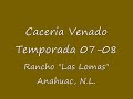 caceria venado rancho las lomas