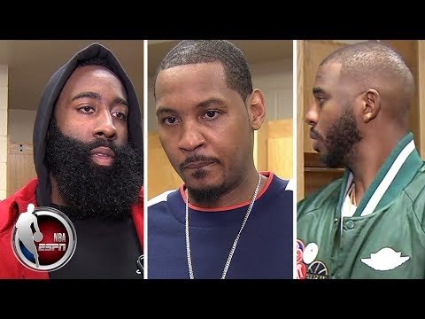 Video: Carmelo Anthony, James Harden and Chris Paul 'not worried' after Rockets loss to Thunder | NBA Sound