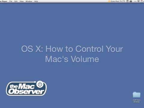 how to adjust volume on mac