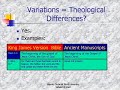 Bible Compilation, Transmission and Canons Bible Compilation, Transmission and Canons