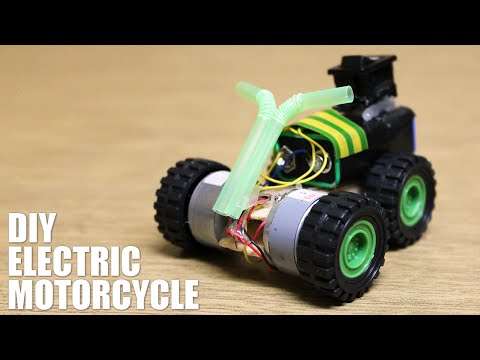 How to make an electric motorcycle - DIY electric toys