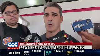 SAN MARTÍN EXPONE SU INVICTO ANTE ATLANTA