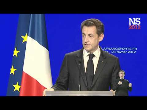 Discours de Nicolas Sarkozy