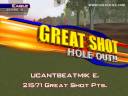 Golden Tee Great Shot on Eagle Crest!