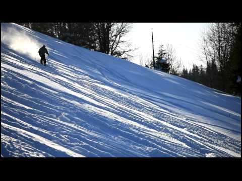 Лучший день на горнолыжном курорте Славское