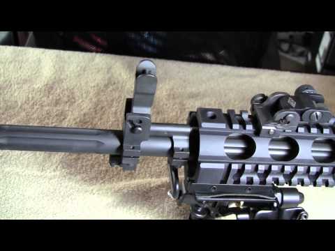 yhm - Yankee Hill Machine front flip up gas block sight system and back up rear sights.