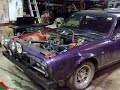 leyland p76 v8 engine removal pt2 purple car leyland p76 v8 engine removal pt2 purple car