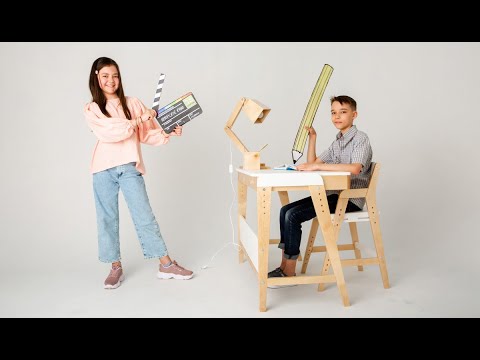 КОМБО набор №5 Растущий стол и стул для ребенка