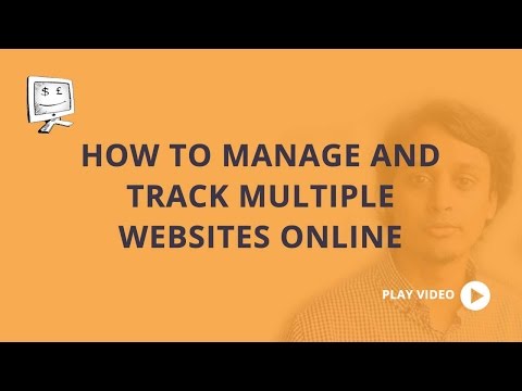 How to manage and track multiple websites online