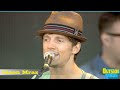 Jason Mraz performs 'I'm Yours' with 'Three Little Birds' at the Outside Lands Festival in San Francisco on August 29, 2009.