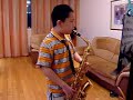 10-Year-old saxophonist
