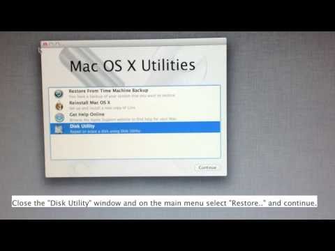 how to reinstall mac os x