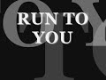 Jonalyn Viray - Run To You