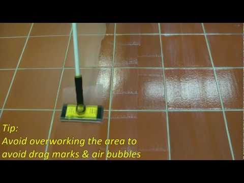 how to apply aqua mix grout colorant