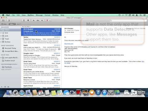 OS X Mavericks 201: Advanced Tips and Timesavers - 11. What are Data Detectors
