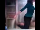 me stretching