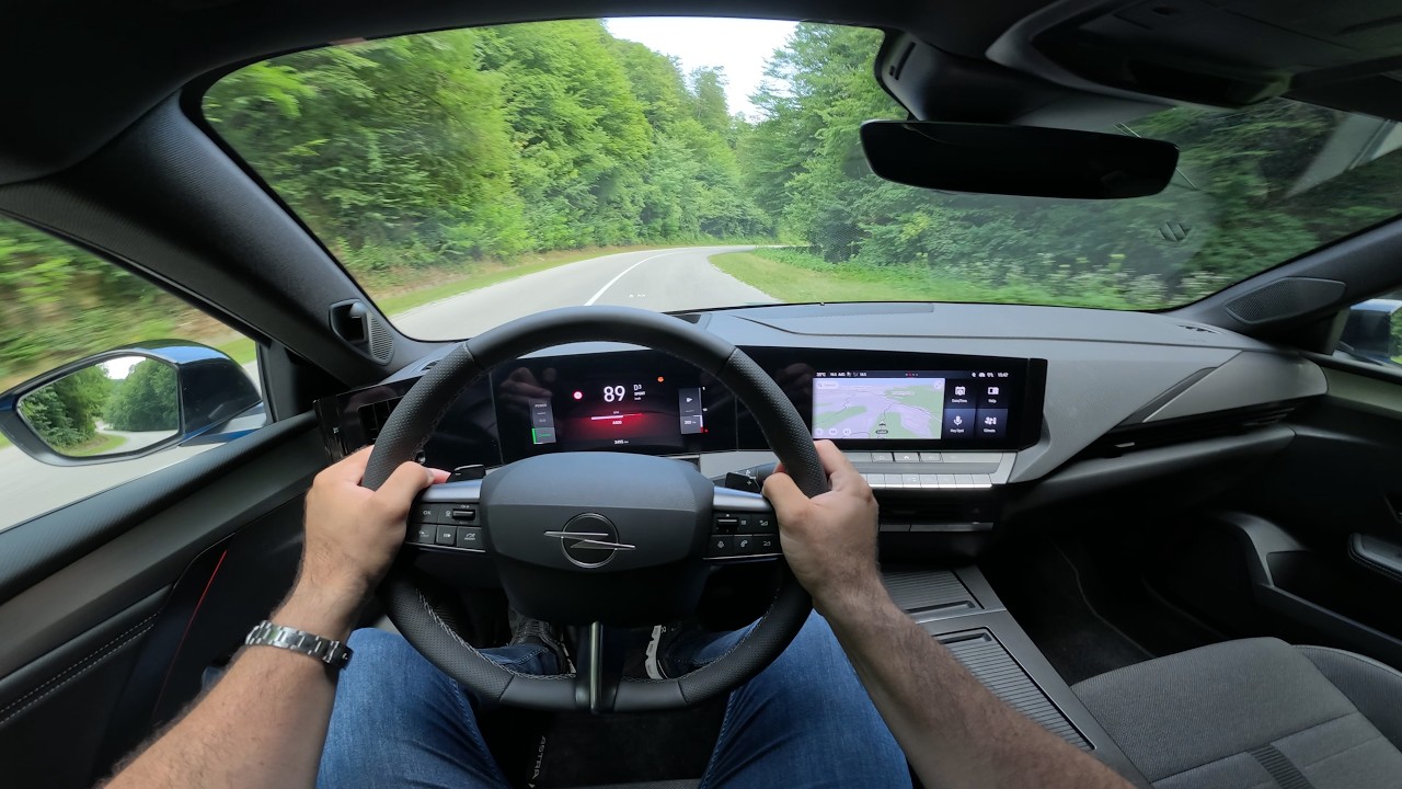 OPEL ASTRA FACELIFT 2026 - POV test drive (COUNTRY ROADS & highway) HYBRID 145