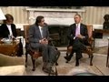 President Obama Meets with the Amir of Qatar