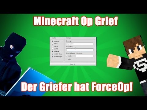 Minecraft Op Grief - Der Griefer hat ForceOp!