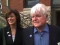 HYANNIS, MA- Sen. Edward Kennedy votes in Hyannis (9-16-08)