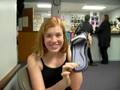 Sarah's first squishy-squishy video