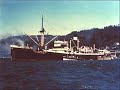 EL CANELOS. BARCO CARGUERO ARRASTRADO POR EL MAREMOTO DE VALDIVIA 1960