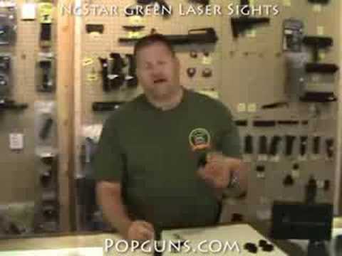 how to adjust ncstar green laser