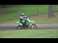 KAWASAKI KID MOTOCROSS playin at home KX 85 KAWASAKI KID MOTOCROSS playin at home KX 85